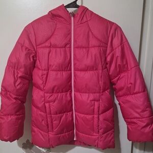 Kids Pink Puffer Jacket